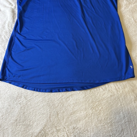 Danskin Now Racerback Blue Semi-Fitted Size Large Athletic Top - Picture 4 of 7